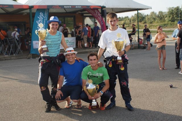 Nicolas Buisson and the Red Bull Team : Cyril, Denis, Quentin - Lyon le 4 & 5 Juillet 2015